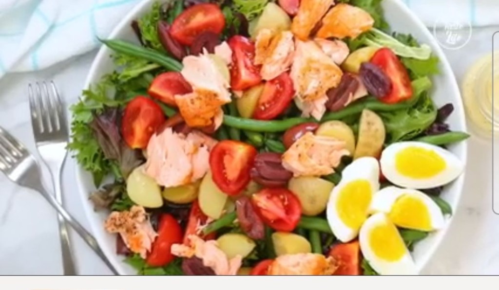 Salmon Nicoise Salad