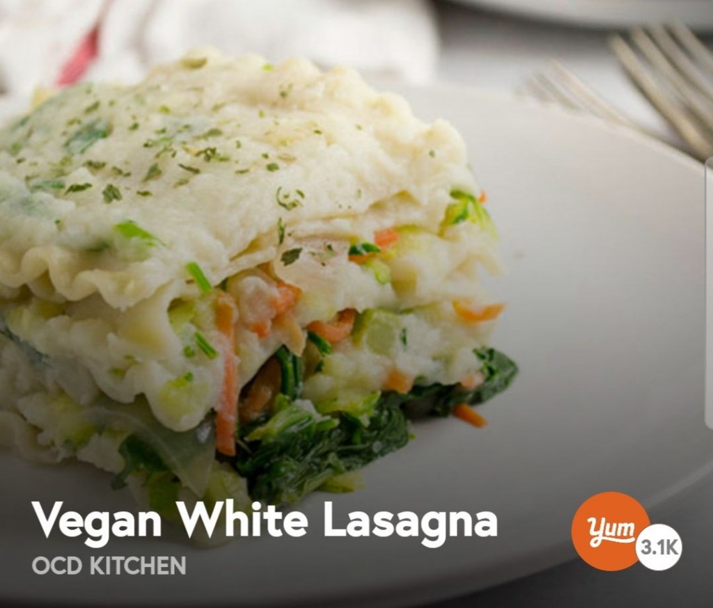 VEGAN WHITE LASAGNA