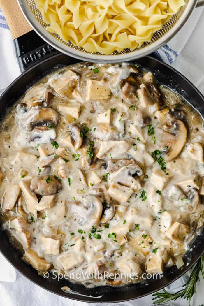 Herbed Turkey Stroganoff – Spend With&nbsp;Pennies